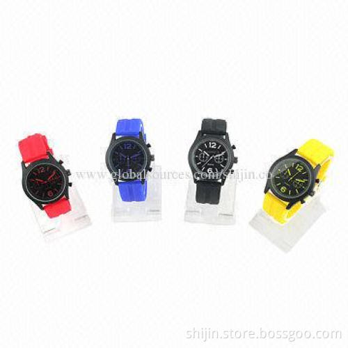 Latest design silicon watches with various bands